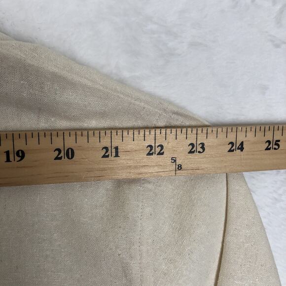 VTG SOSTANZA 100% Silk Top Women's Sz XL Button Up Textured V-Neck Short Sleeve - Picture 8 of 8